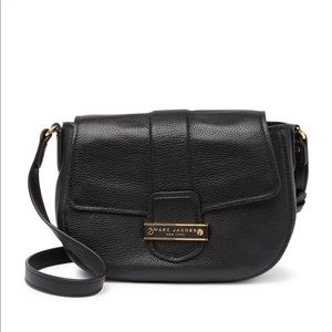 Marc Jacobs Mini Traveler Black Lthr Shoulder Bag